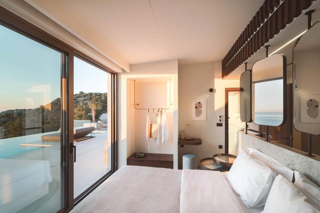The Wave Twin Villa 1 Kathisma Beach Lefkada Exterior photo