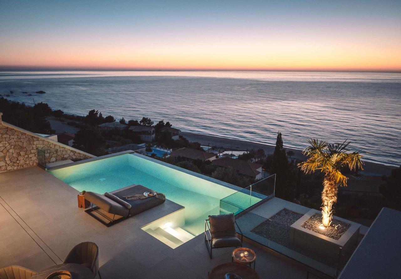 The Wave Twin Villa 1 Kathisma Beach Lefkada Exterior photo